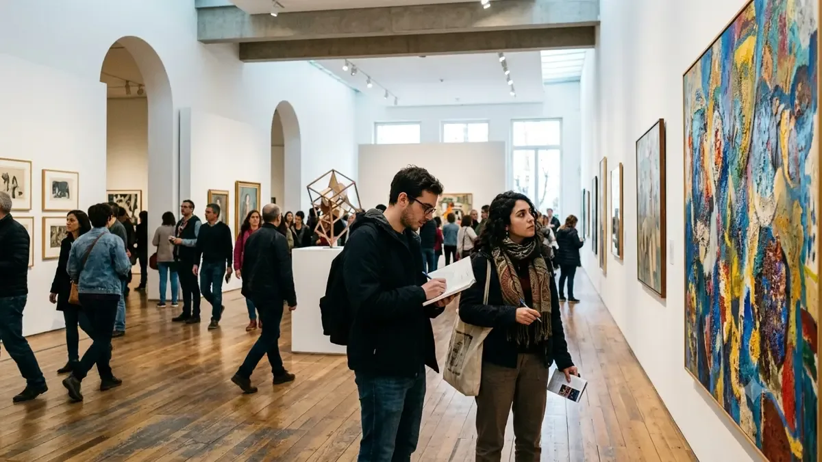 Cómo visitar una muestra de arte