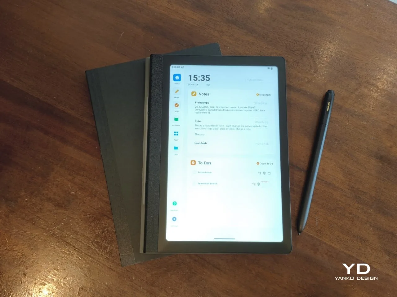 Huion Note E: el cuaderno que no se queda sin páginas